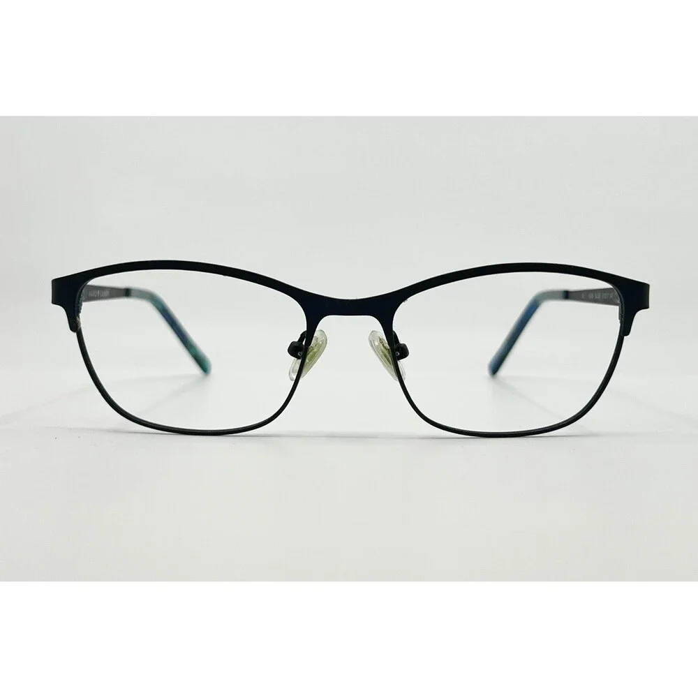 Hard Candy Eyeglasses Womens Blue HC45 Cat Eye Full Rim 51-17-140